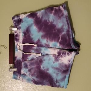 L Tie-Dye Lounge Shorts from Mod on Trend